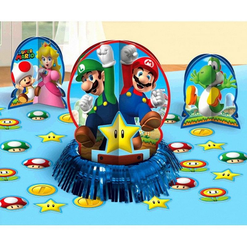 Amscan Super Mario Bros. Table Decorating Kit