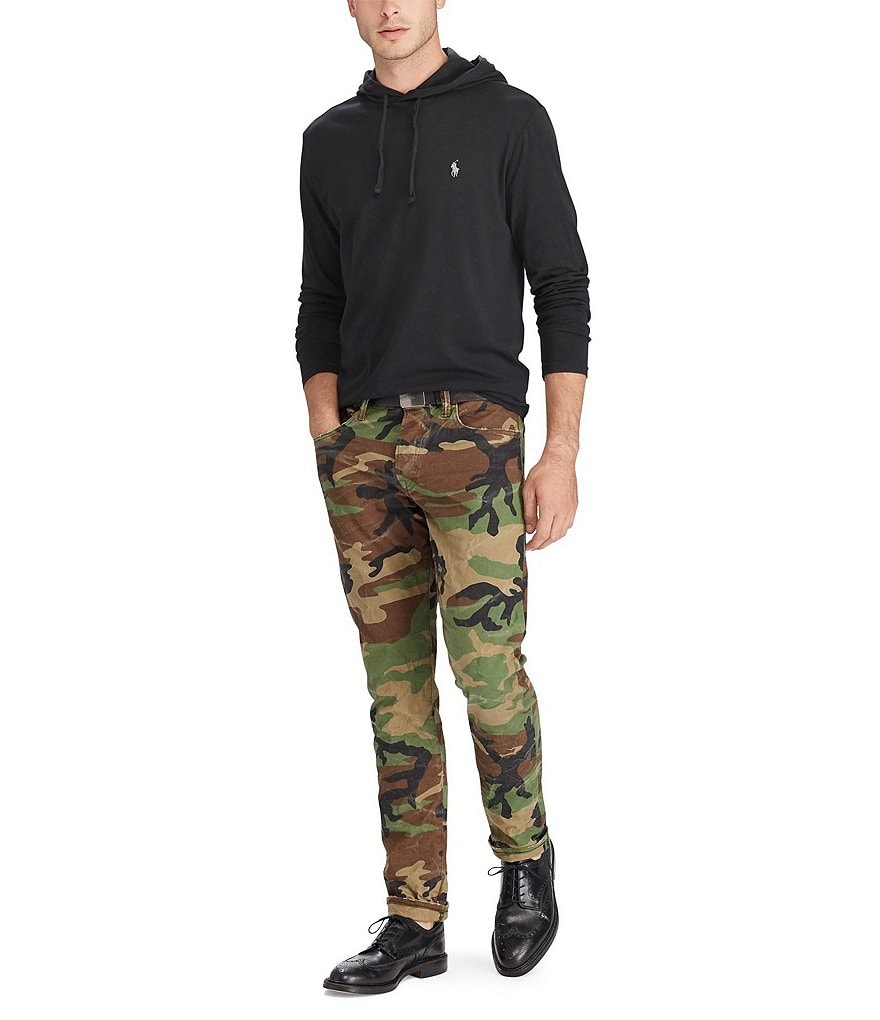 Polo Ralph Lauren Big & Tall Cotton Jersey Long-Sleeve Hoodie Tee