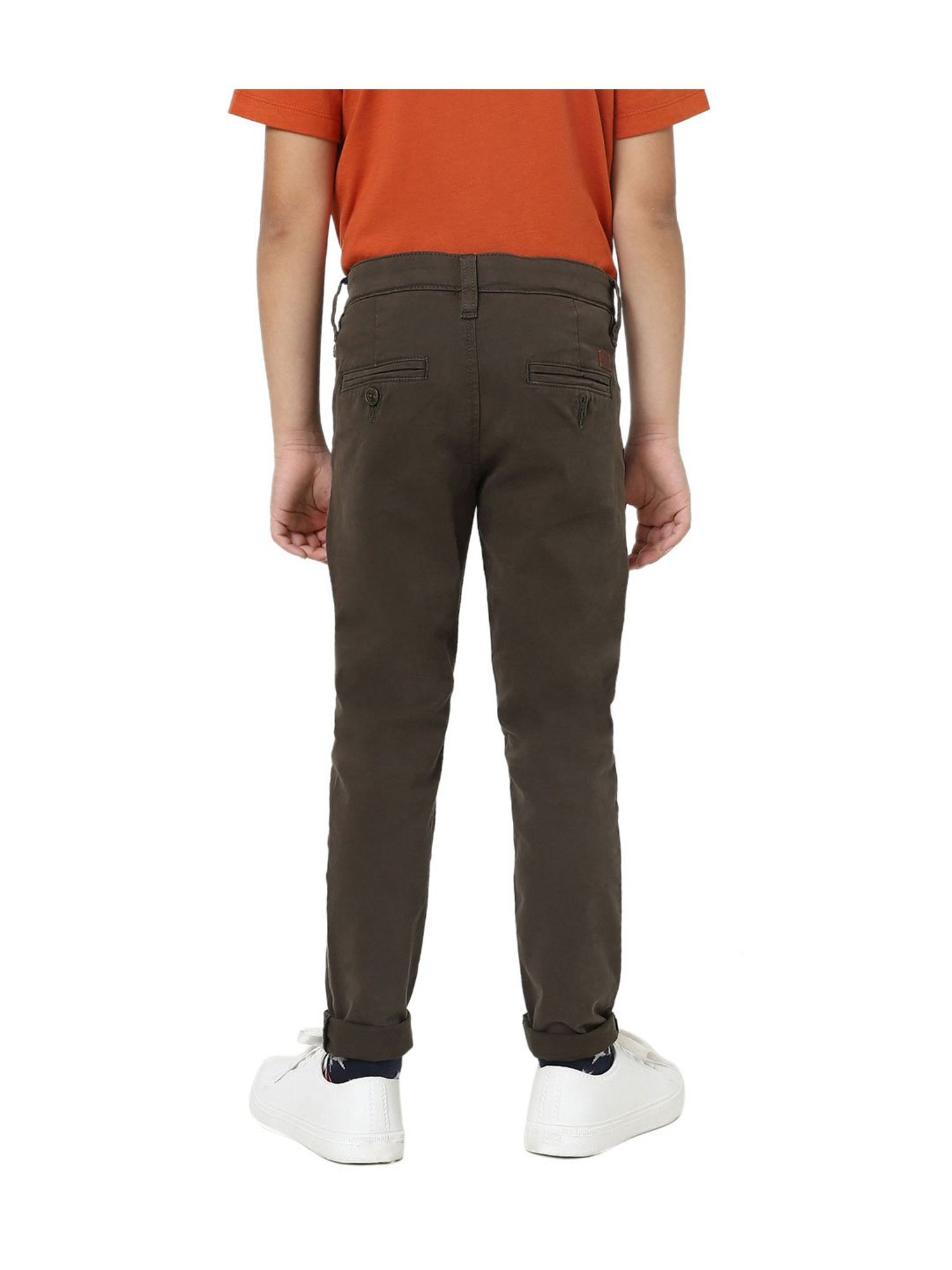 Jack & Jones Junior Olive Solid Trousers