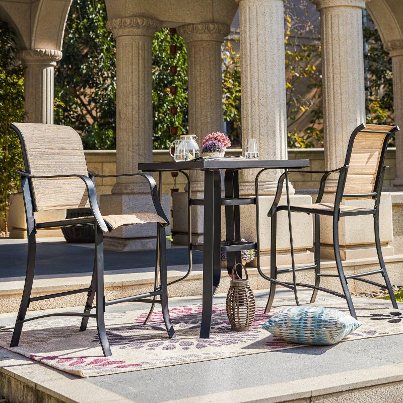 3pc Iron Patio Bistro Set - Patio Festival