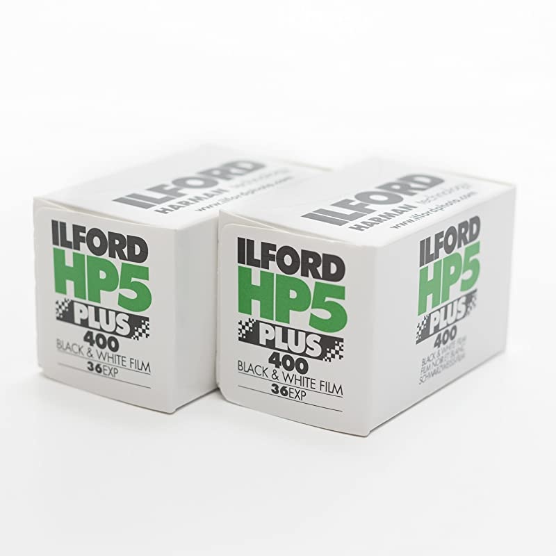 1574577 HP5 Plus Black and White Print Film 35 mm ISO 400 36 Exposures Pack of 2
