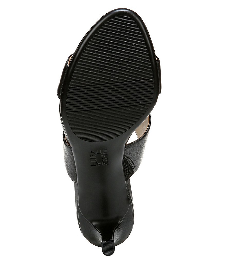 Naturalizer Tibby Banded Leather Dress Slide Sandals