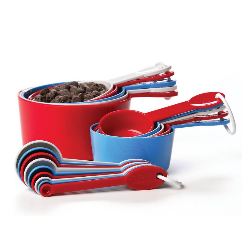 Progressive International Measuring Set - Red/Blue/White (19 Pc)