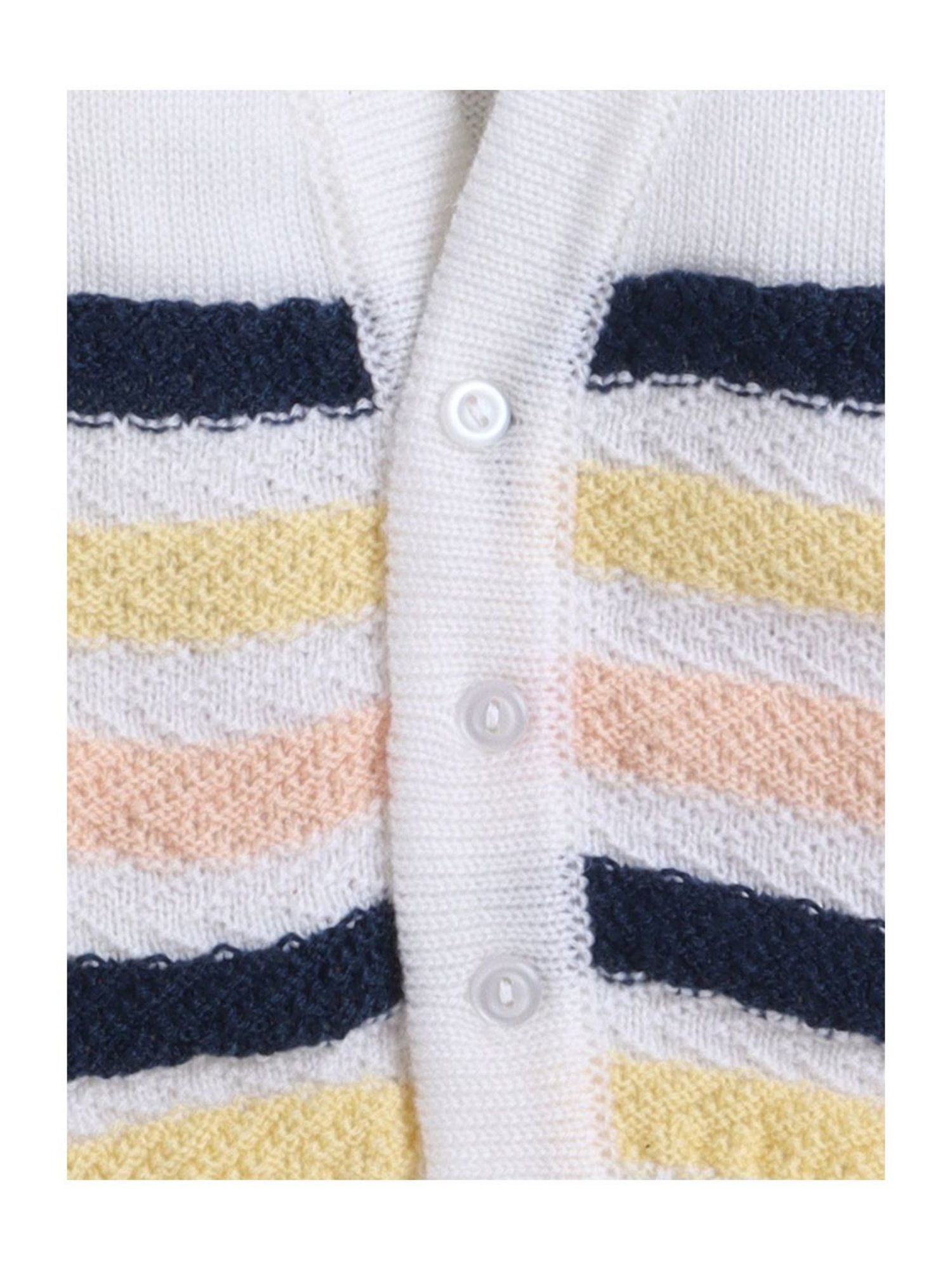 Pantaloons Baby Brown Cotton Printed Full Sleeves Sweater