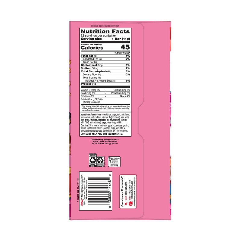 Rice Krispies Treats Valentine's Mini Squares - 32ct - Kellogg's