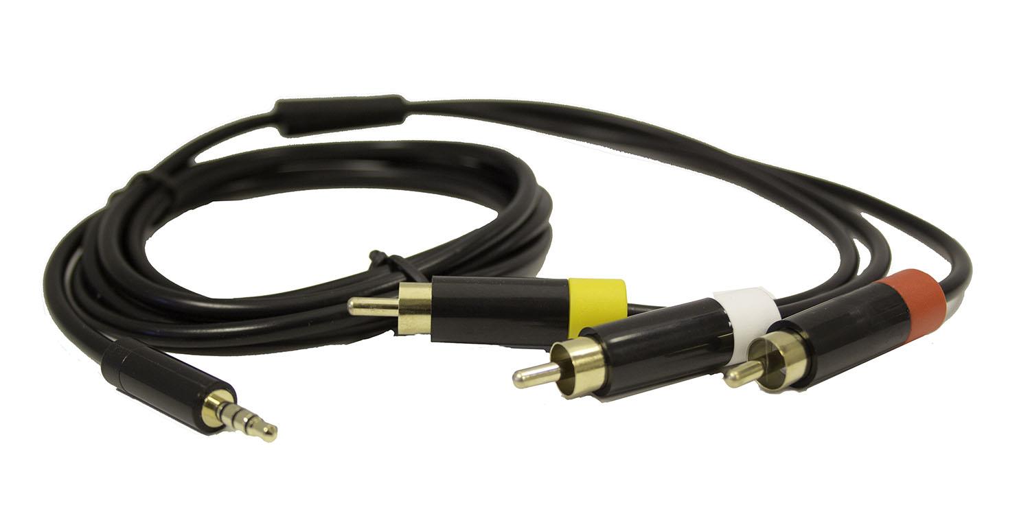 Composite AV Cable for XBox 360 E by Mars Devices