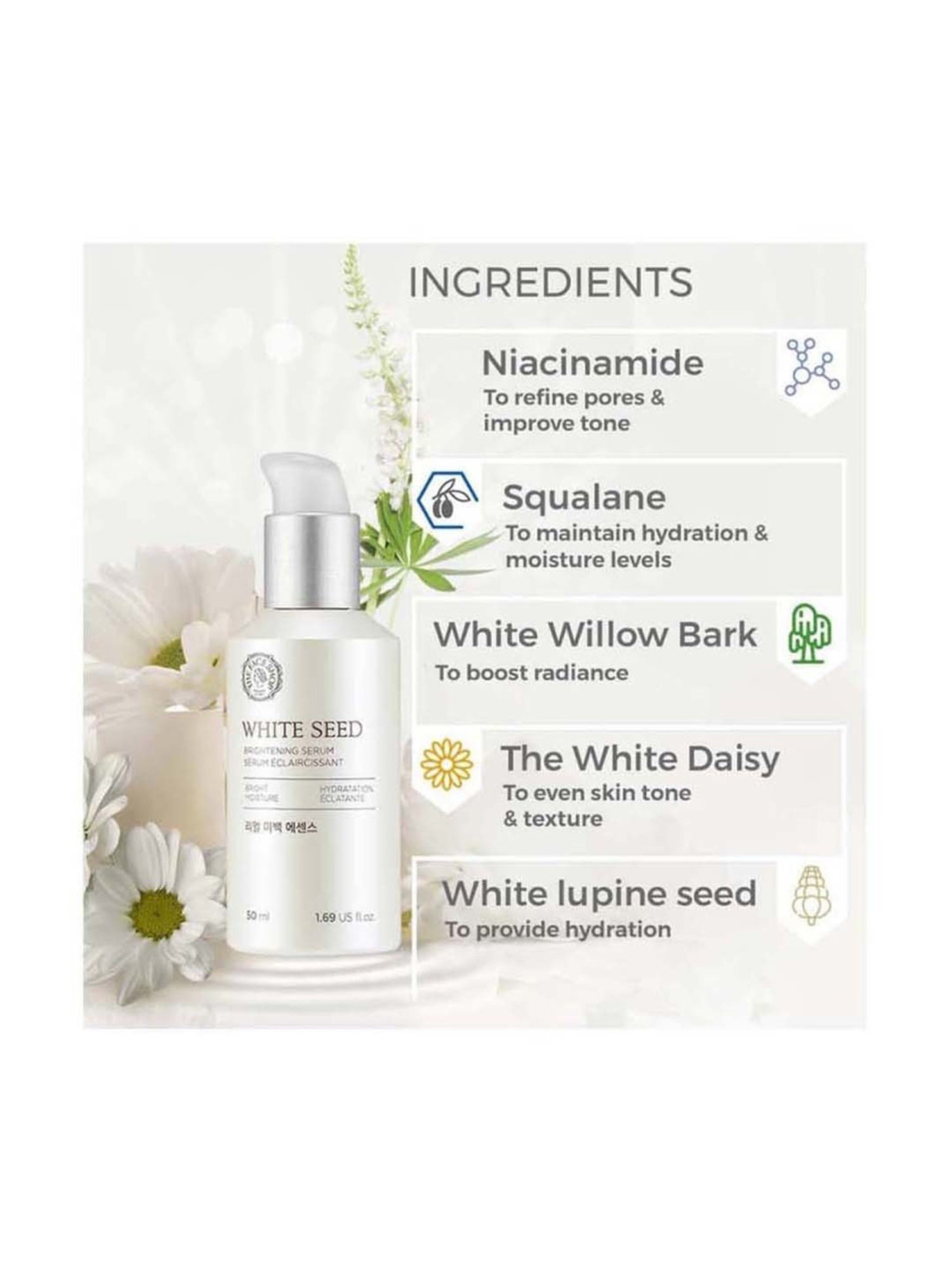 The Face Shop White Seed Brightening Serum - 50 ml