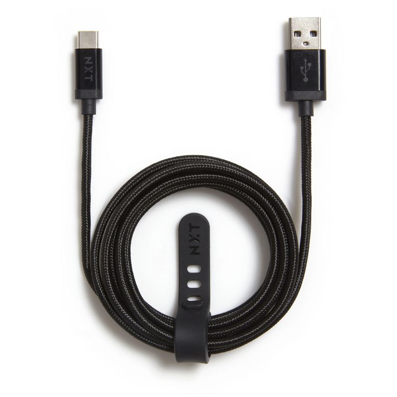 NXT Technologies Technologies 6 Ft. USB-C to USB-A Cable Blk NX54699