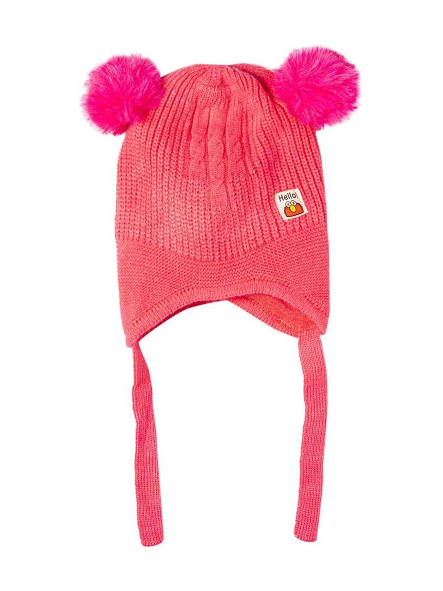 Baby Moo Kids Pink Woollen Cap