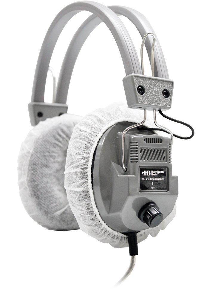 Hamilton Buhl HygenX Sanitary Headphone Covers for Over-Ear Headsets, 50 Pair
