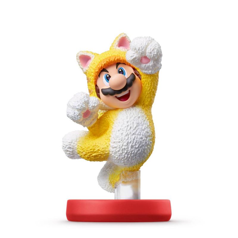 Nintendo Super Mario World 3D amiibo Figure - Cat Mario