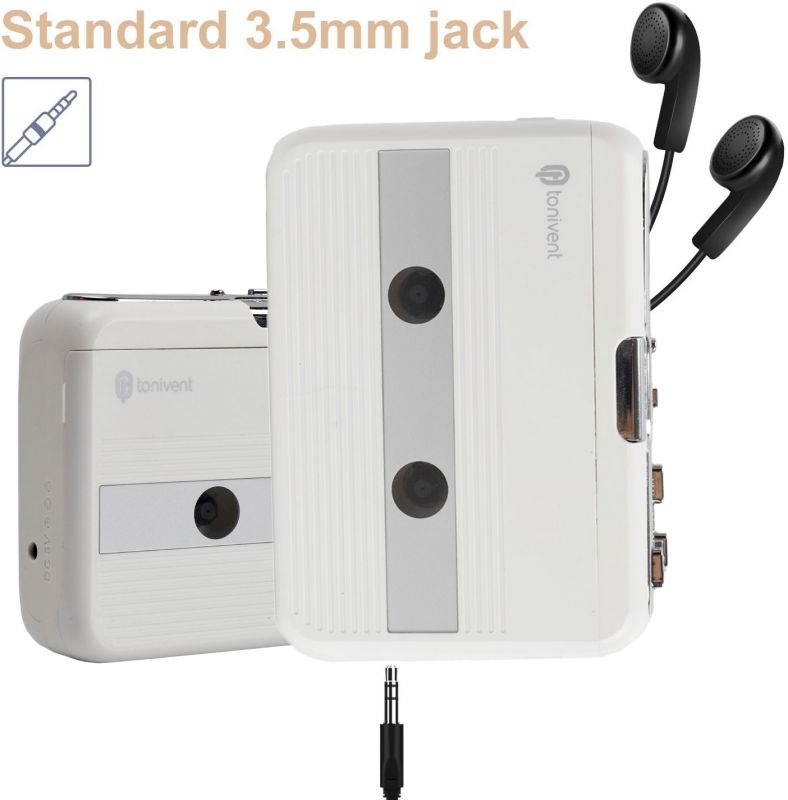 Bluetooth Transmitter Walkman Stereo Cassette Player with FM Radio Auto-revers function Personal Bluetooth Cassette Player Transmit Tape Music to Bluetooth Earphone or Speaker