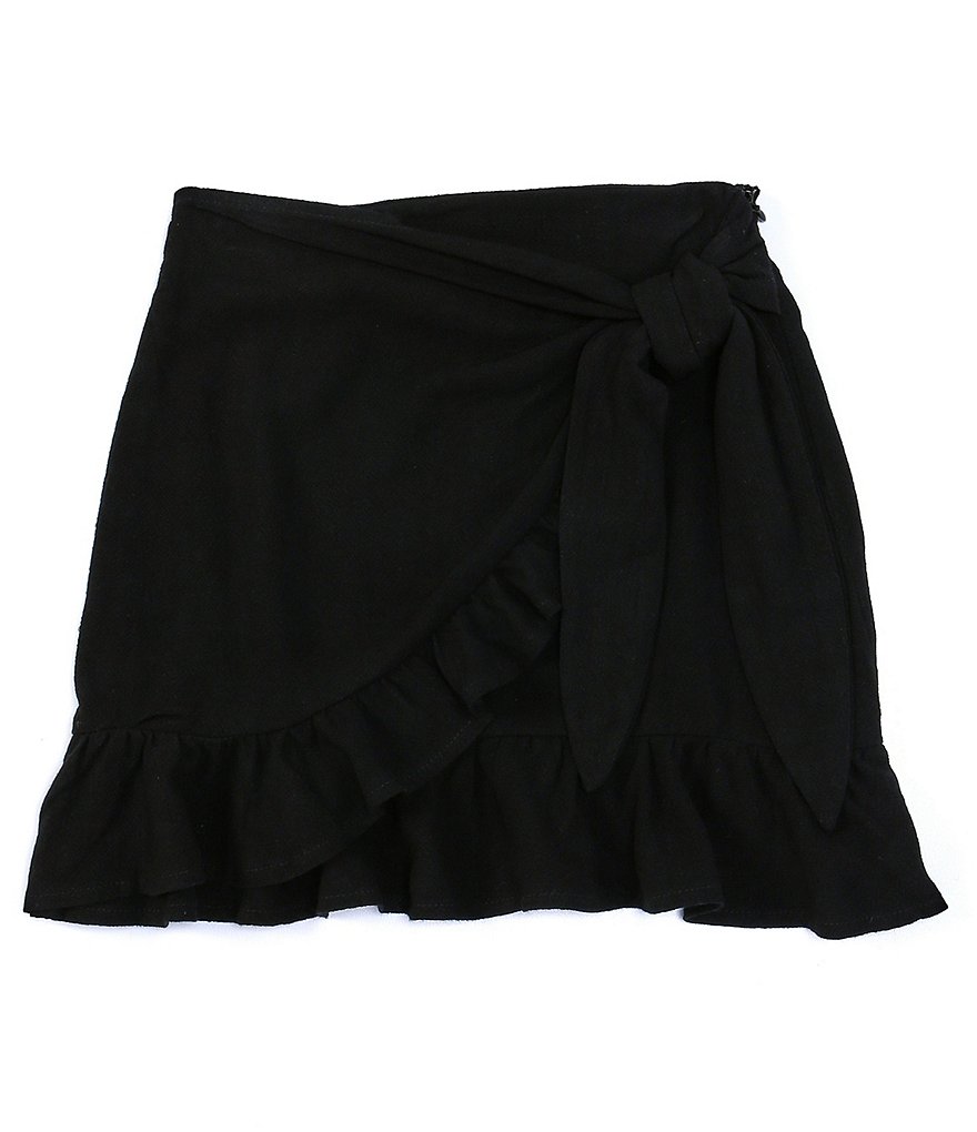 GB Girls Big Girls 7-16 Ruffle Wrap Skirt