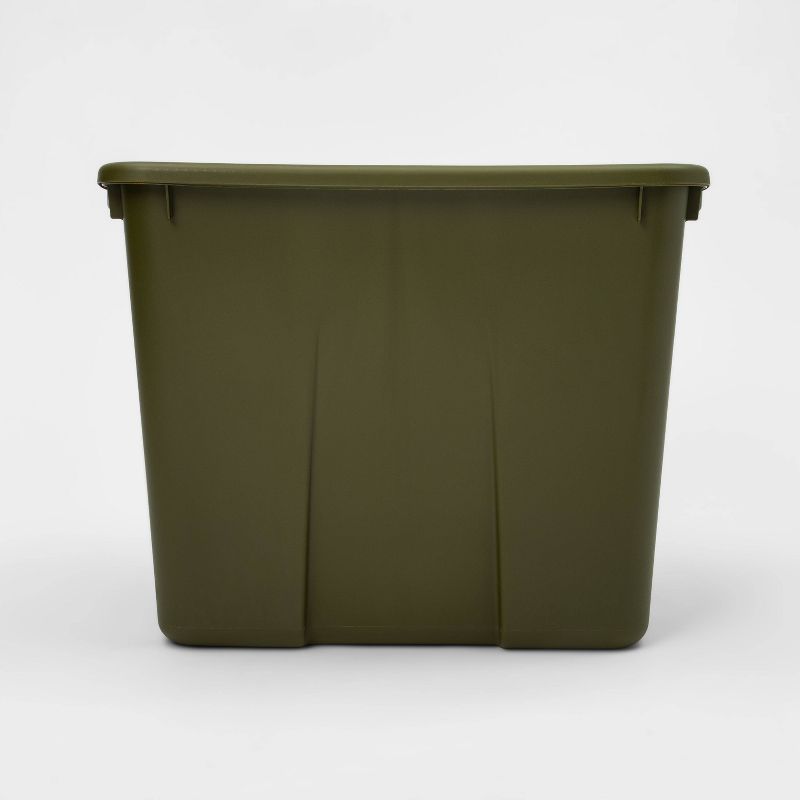 20gal Latching Tote Green - Room Essentials™