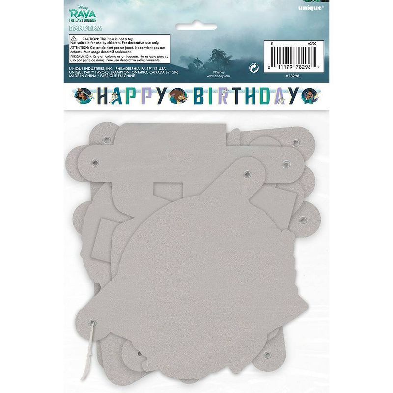 Raya and the Last Dragon Jointed Banner Decorative Party Accessory