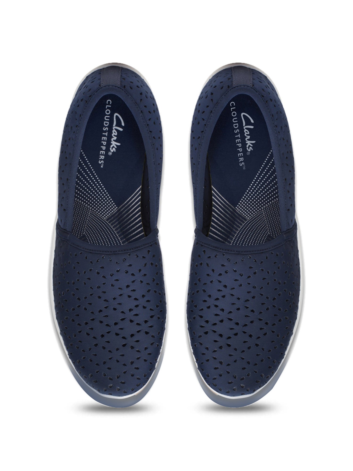 Clarks Women's Brinkley Emily Navy Flat Ballets