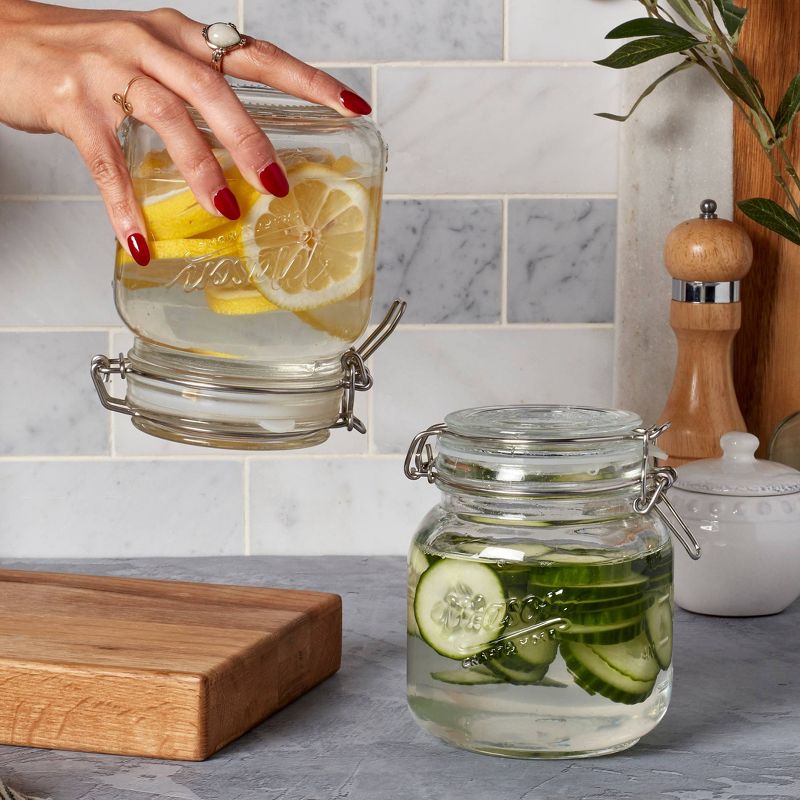 Masontops Pickle Pipe and Pickle Pebble Mason Jar Fermentation Kit - Wide