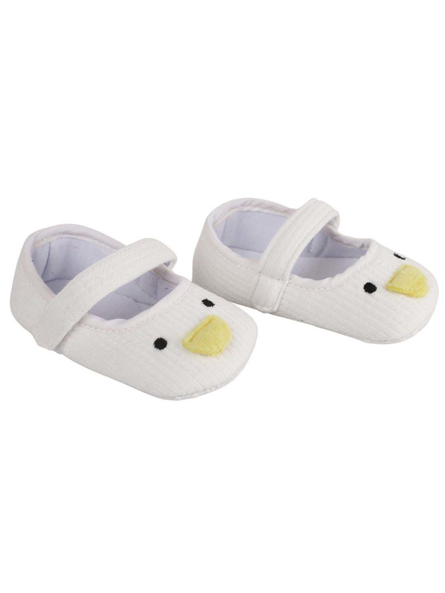 Baby Moo Kids White Casual Mary Jane Shoes