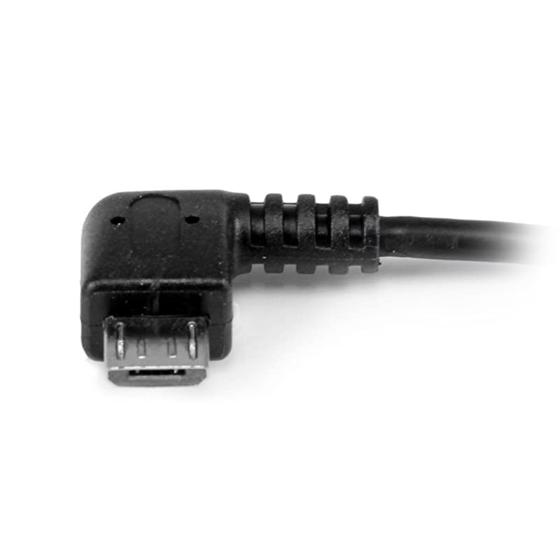Com 5In Right Angle Micro USB to USB OTG Host Adapter MF USB Adapter 5 In Black UUSBOTGRA Black UUSBOTGRA