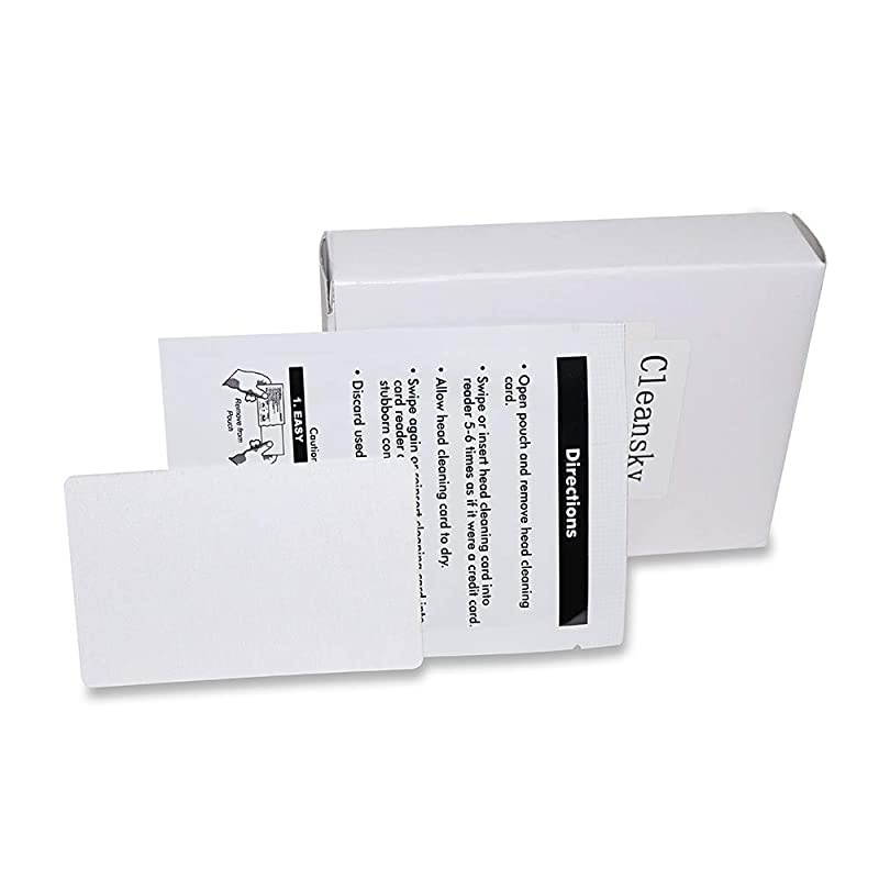 Alcohol Cleaning CardCR80 Card Reader Cleaning Cards POS Swipe Terminal Cleaning CardsBox of 25 pcsCK601100