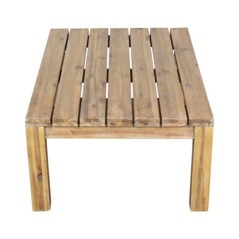 Woodfield 4pc Loveseat Seating Group - Natural - Courtyard Casual