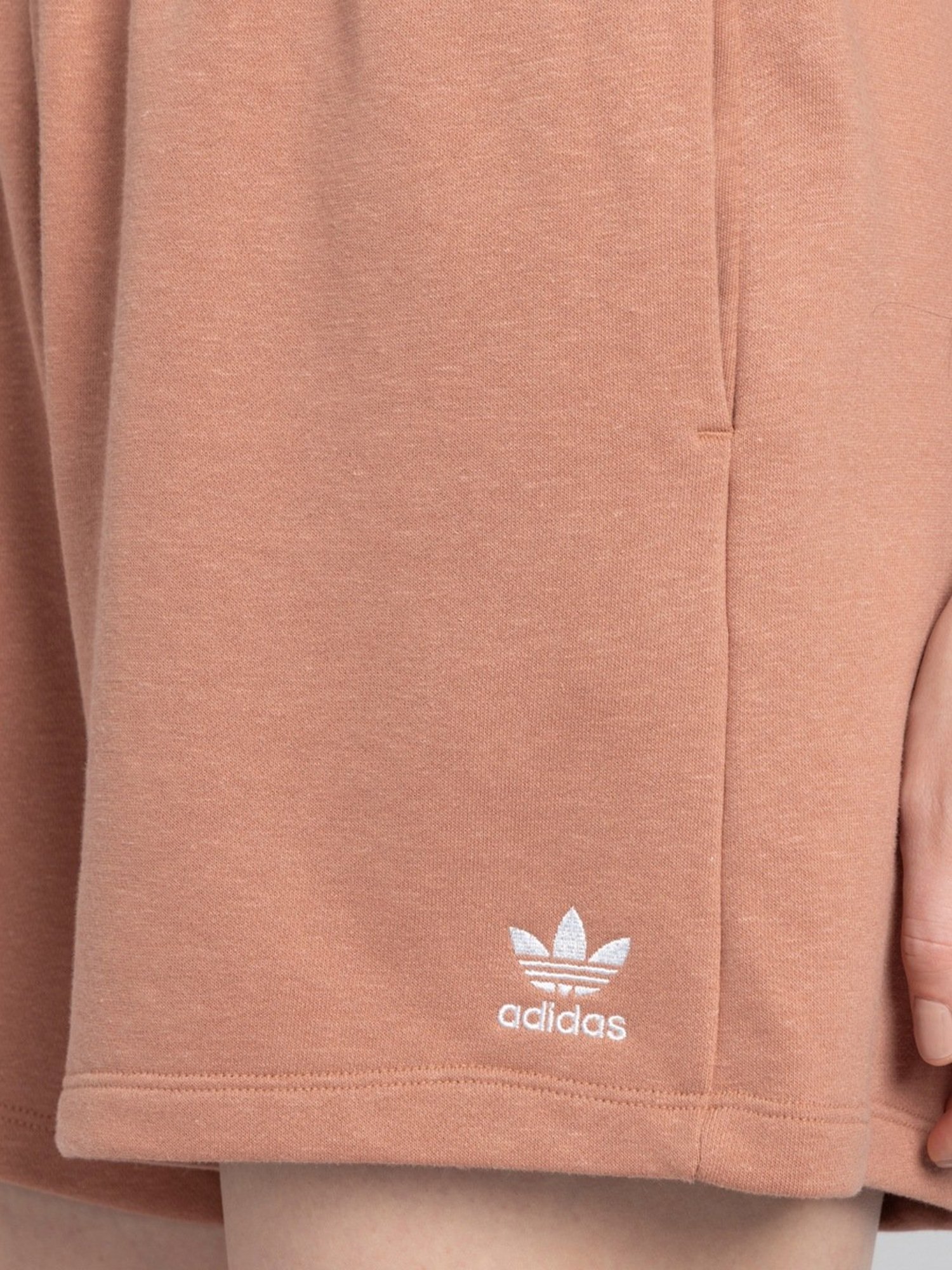 Adidas Originals Brown Cotton Shorts
