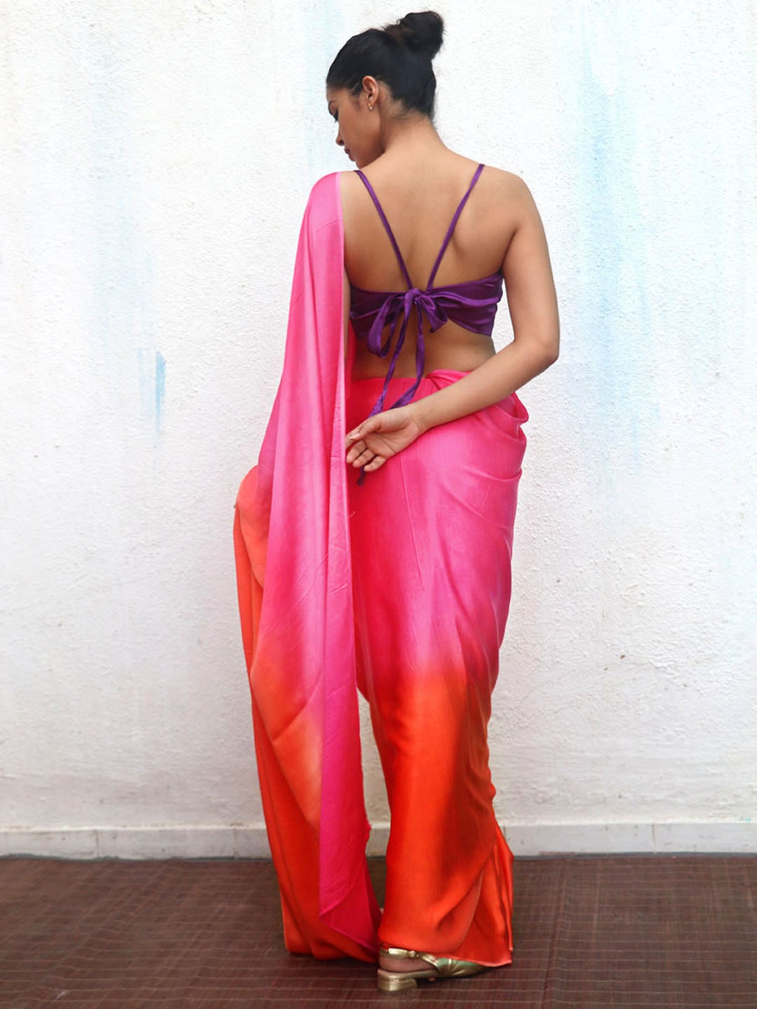 Chidiyaa Jhelum Modal Silk Saree - SFLAR