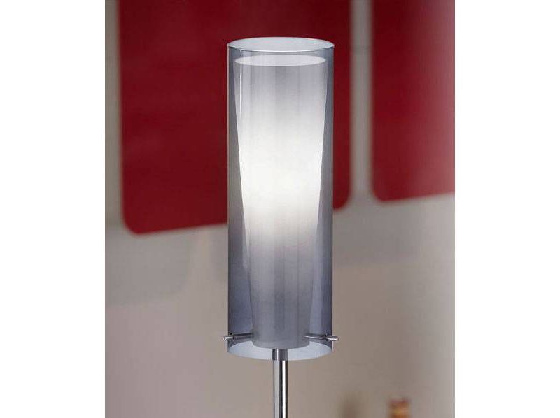 58" Pinto Negro Floor Lamp Matte Nickel  - Eglo