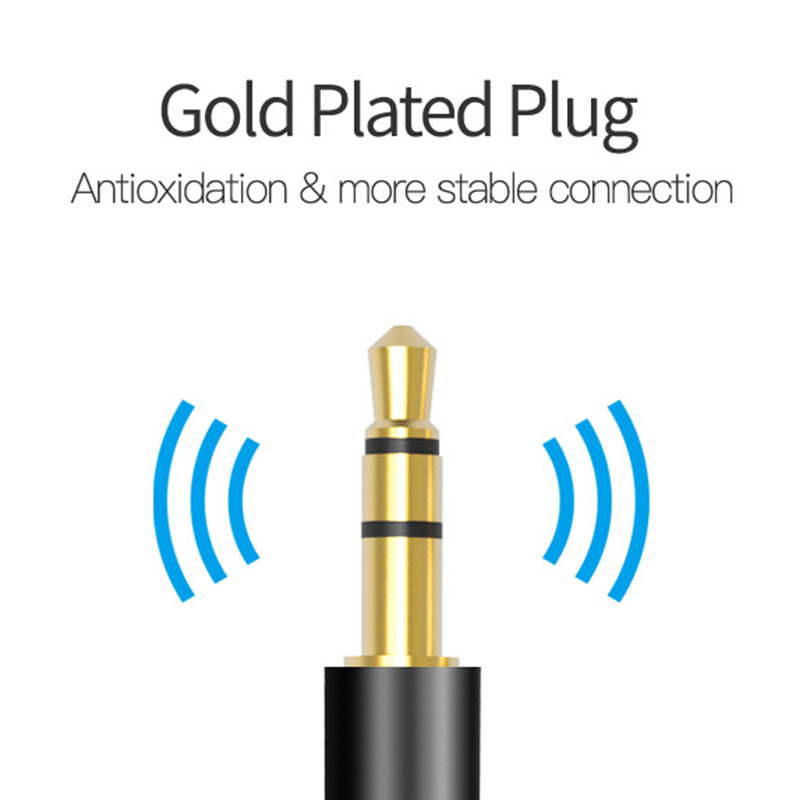 Vention 3.5mm Auxiliary Audio Cable [2-Pack] ,Jack 3.5mm AUX Cable for Headphones, iPods, iPhones,Samsung, Car/Home Stereos and More