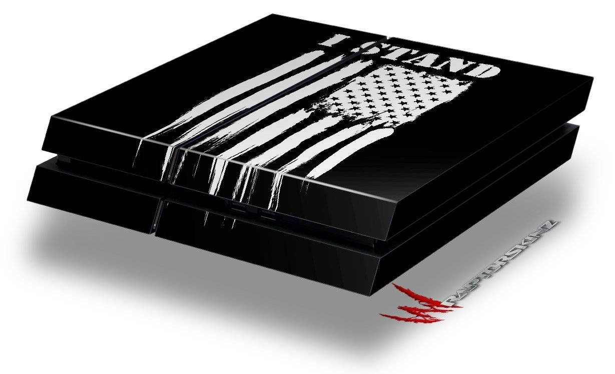 Brushed USA American Flag I Stand - Decal Style Skin fits original PS4 Gaming Console