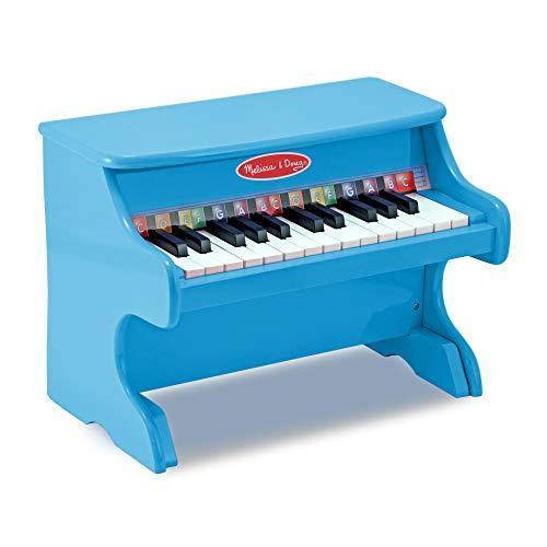 melissa & doug learntoplay piano with 25 keys and colorcoded songbook  blue