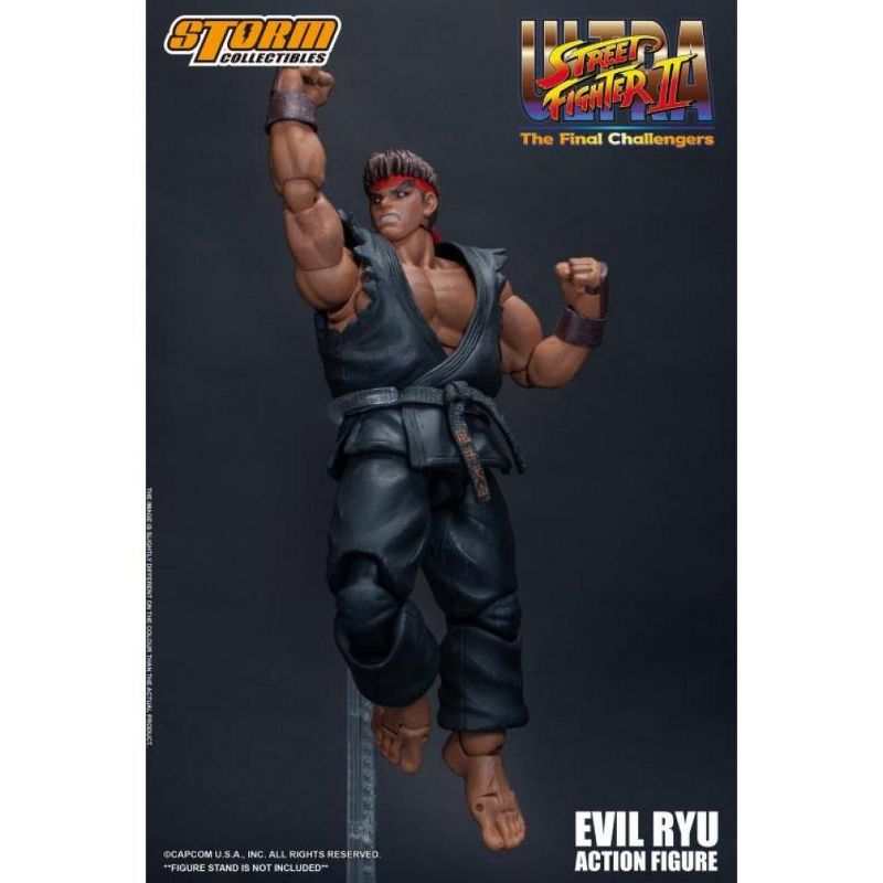 Evil Ryu 1:12 Scale Figure I Street Fighter | Storm Collectibles Action figures