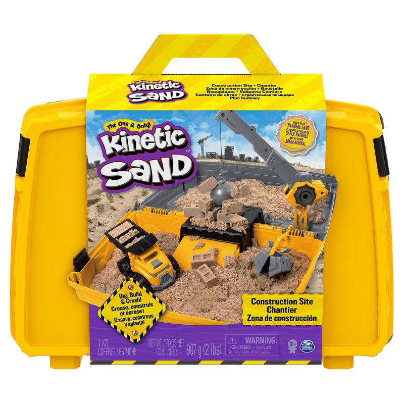 Kinetic Sand Construction Folding Sandbox