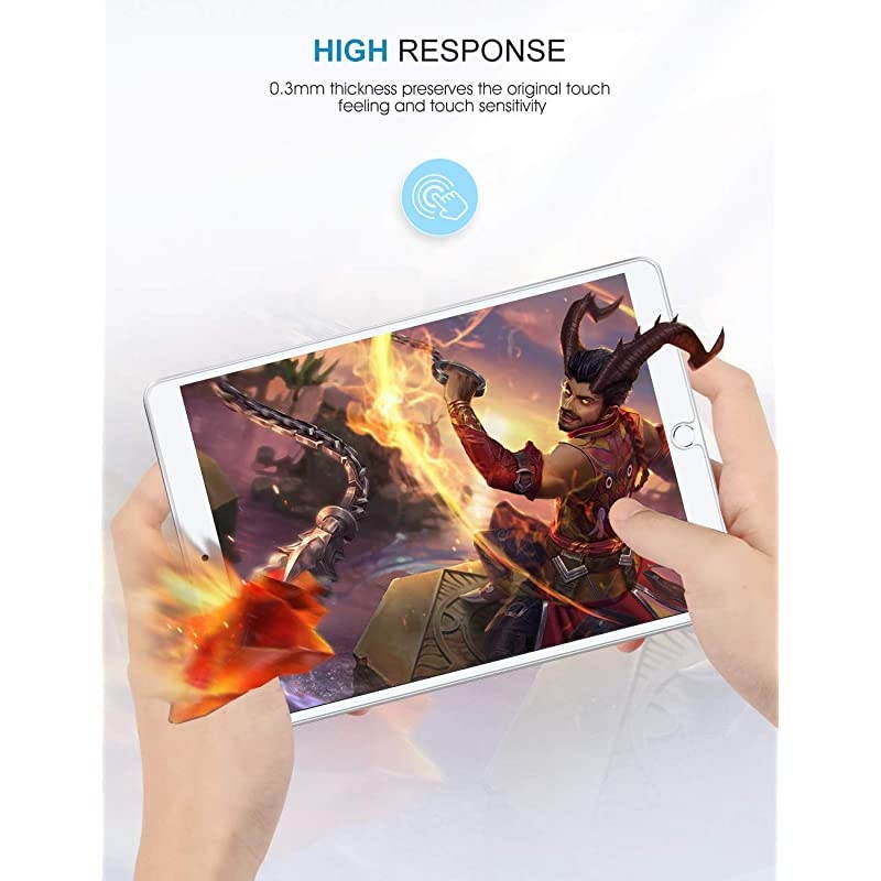 Screen Protector for iPad Air 3 3 Pack  9H Tempered Glass for iPad Air 105 iPad 102 Inch with Alignment Frame Apple Pencil CompatibleCase FriendlyScratch Resistant