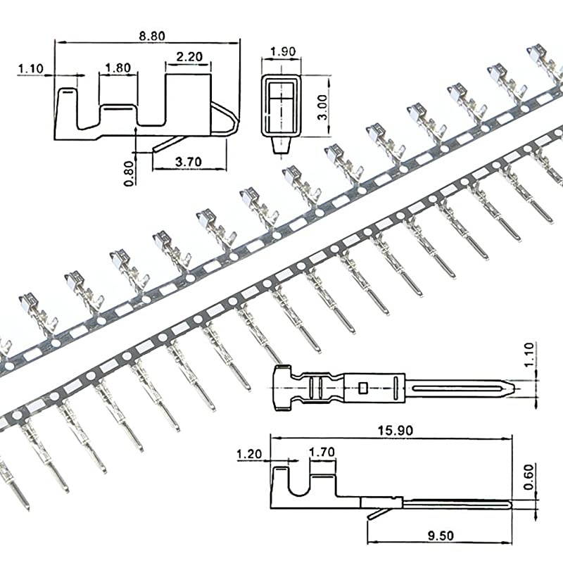 560Pcs 254mm Pitch 2 3 4 5 Pin with SN2 Crimping Tools Dupont JST SM 2 3 4 5 Pin MaleFemale Plug Housing MaleFemale Pin Header Crimp Terminals Connector Kit