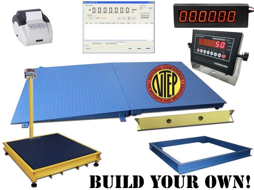 Optima Scales OP-916-2x2-5 NTEP Heavy Duty Pallet Scale - 2 x 2 ft., 5000 x 1 lb.