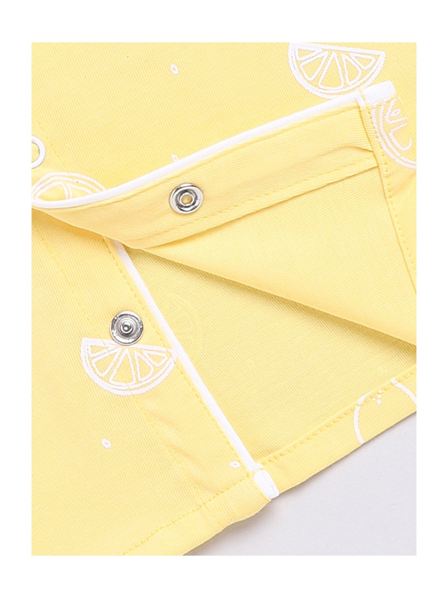 Clt.s Boys Yellow Printed Shirt with Pants