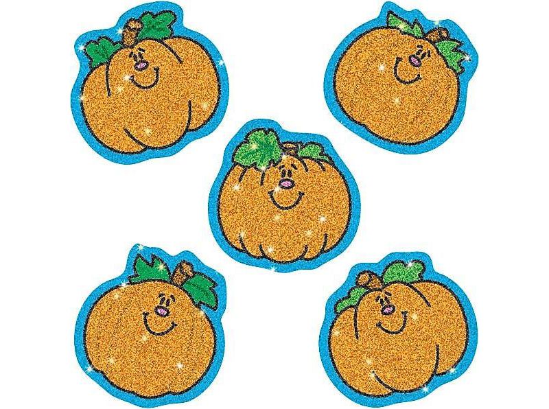 CARSON-DELLOSA Pumpkins Dazzle Stickers 2917