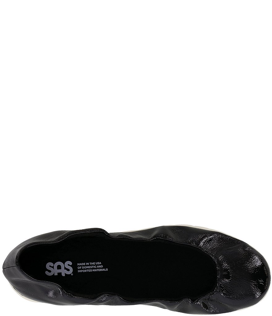 SAS Radiant Leather Ballerina Slip-Ons
