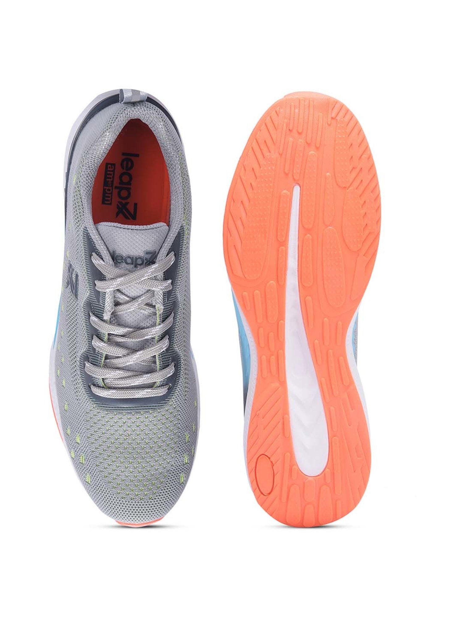 Leap7X by Liberty Men's Grey Running Shoes