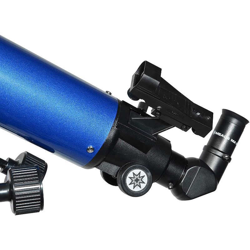 Meade Instruments 209005 Infinity 90MM Astronomical Nighttime Refracting Telescope for Kids and Adults, Focal Length 900mm, Focal Ratio f/6.7, Blue