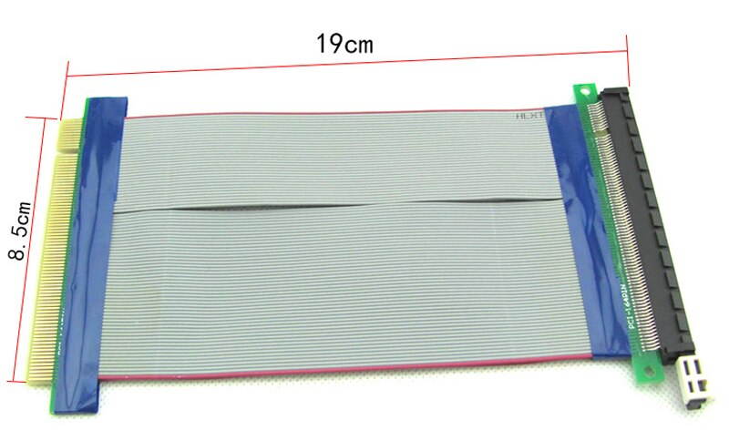 PCI-E 16X to 16X Riser Extender Card Adapter PCIe 16X PCI Express Flexible Cable