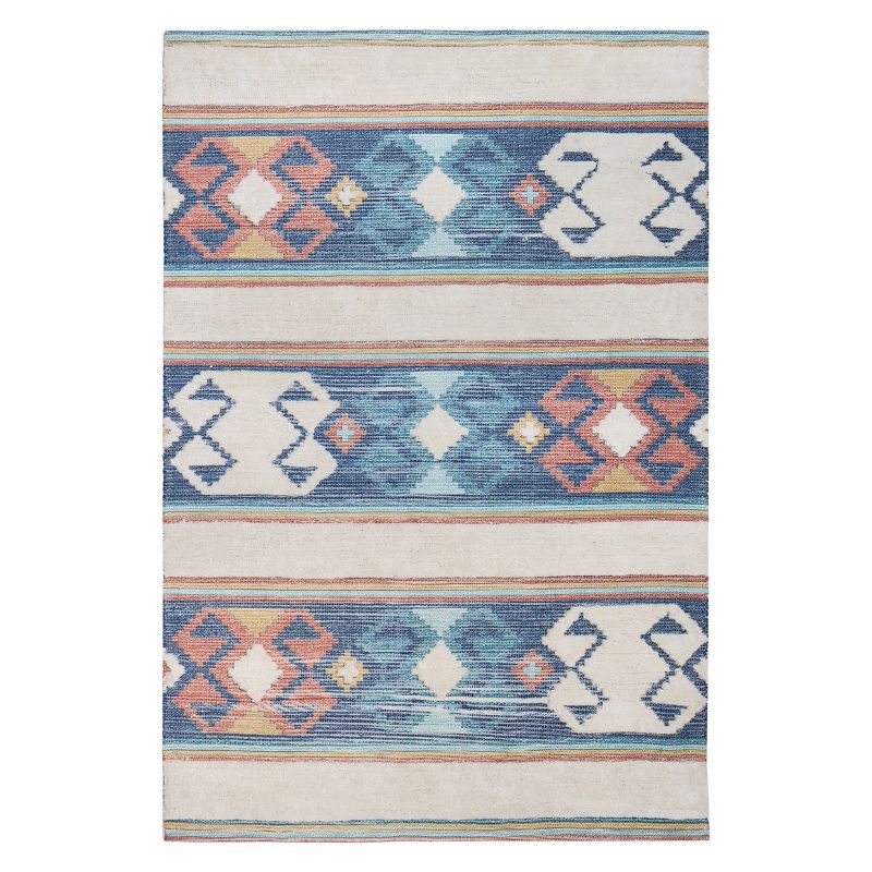 7'6"X9' Geometric Over Tufted Rug - Anji Mountain