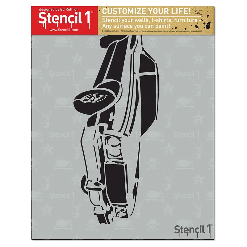 Stencil1 Birds in Branches - Stencil 8.5" x 11"