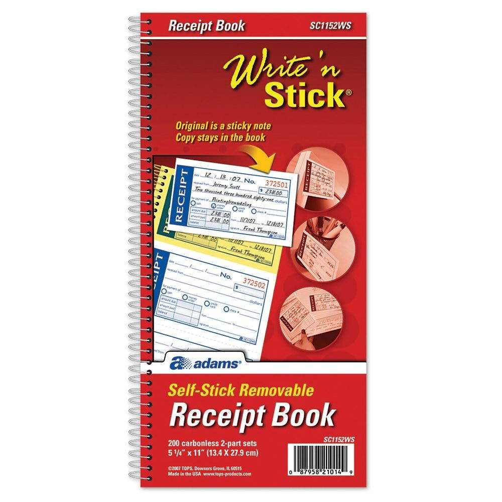 Adams Write 'N Stick Receipt Book