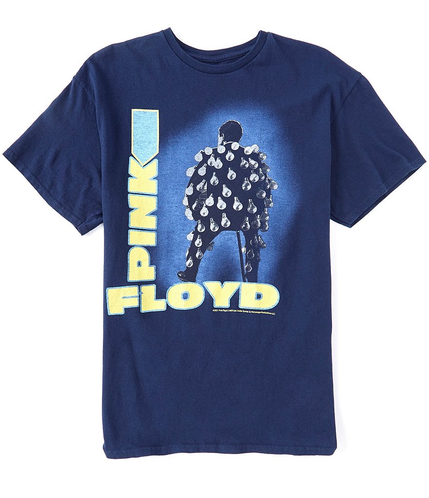 Junk Food Pink Floyd Delicate Short-Sleeve Vintage Washed T-Shirt
