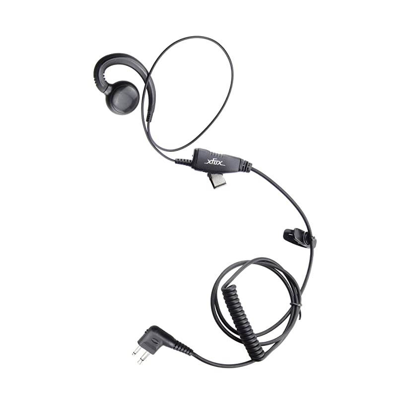 Swivel Earpiece with Microphone and PTT Replaces RLN6423 HKLN4604 HKLN4604A Headset For Motorola Radio GP88S GP300 GP68 GP2000 GP88 GP3188 CP040 CP1200 A8 A6 A10 A12