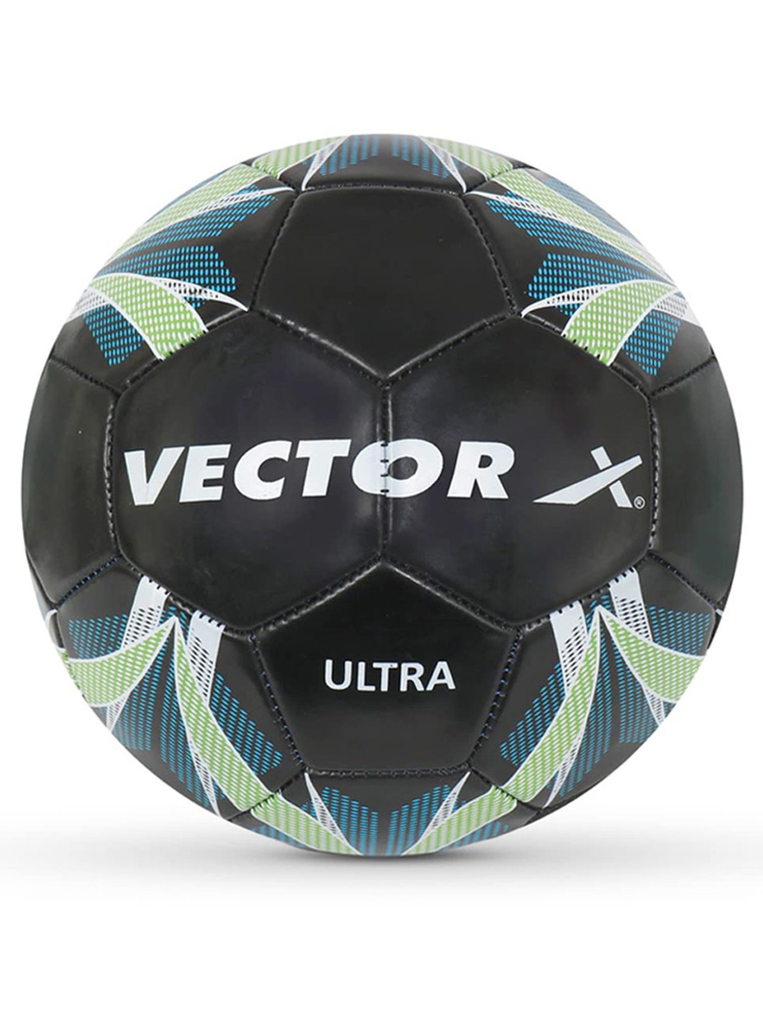 Vector X Ultra Machine Stitched Football (Black) Size - 5