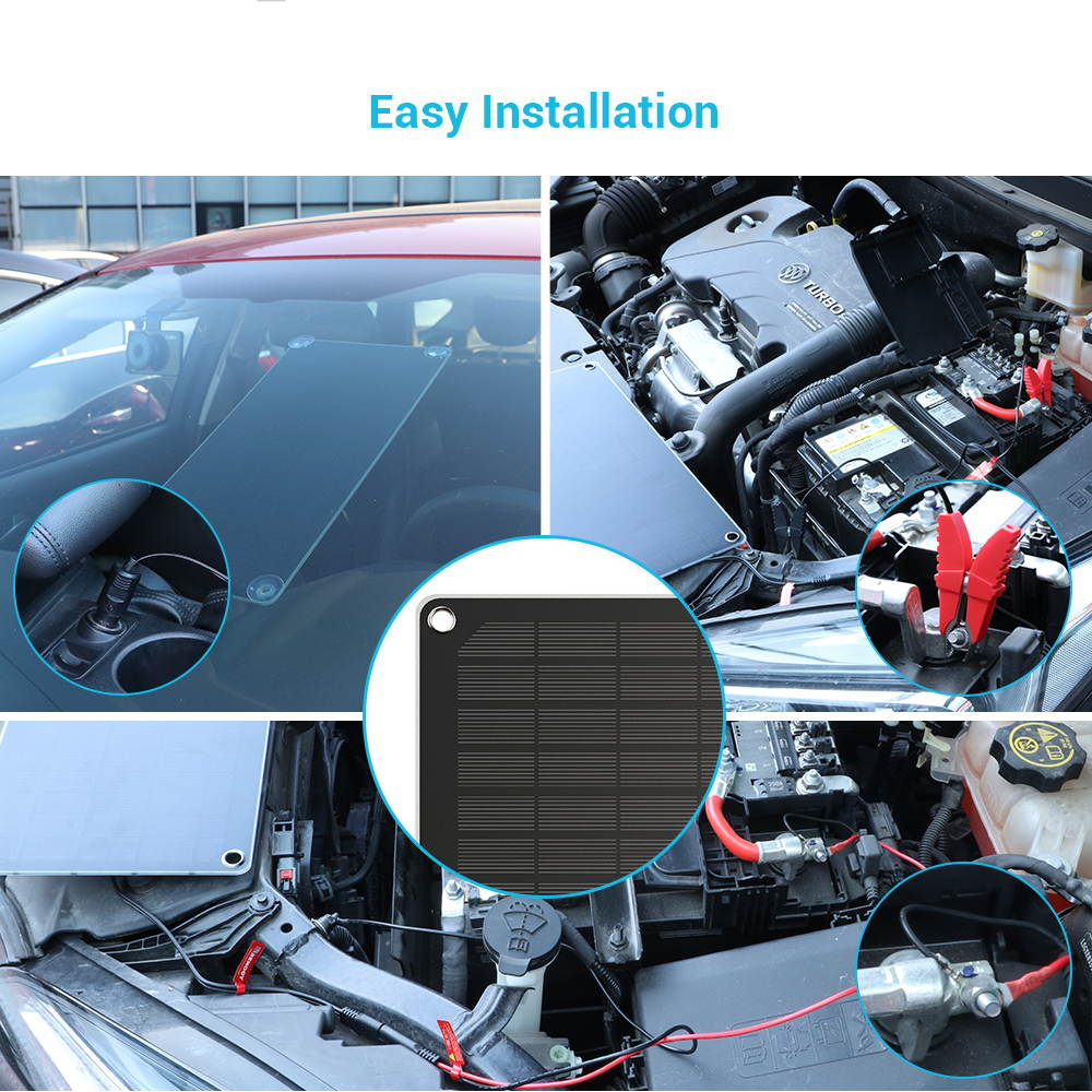 Renogy 10W Solar Battery Charger Maintainer