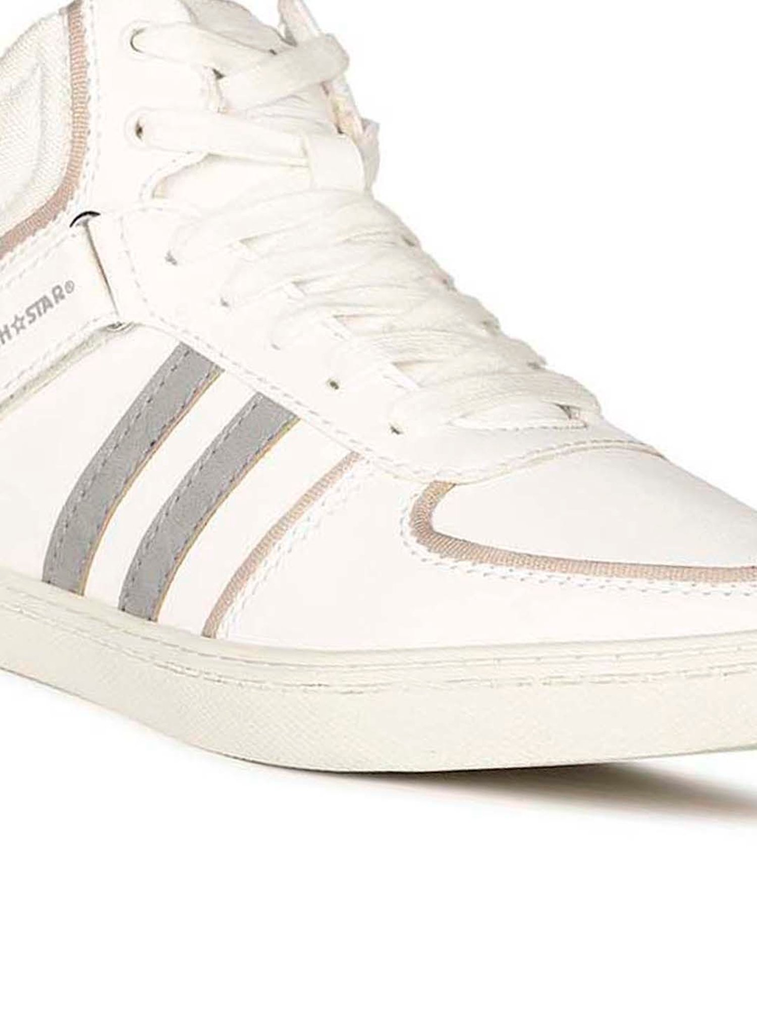 North Star by Bata Men's COMPUS White Ankle High Sneaker